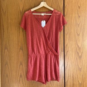 Salty Evening Romper in Tandoori Spice